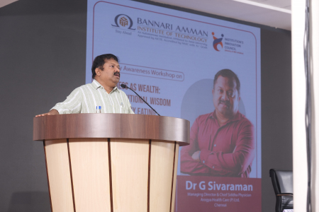 Guest Lecture - Dr G Sivaraman, Siddha Physician & Member TN Planning Commission - 08.11.2025