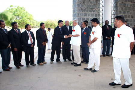 Inauguration of Language Lab- Dr B K Krishnaraj Vanavarayar, Chairman, Bharatiya Vidya Bhavan-02.04.2010