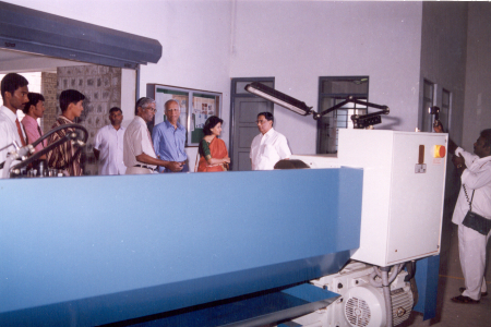 Padma Shri Rajshree Pathy, Chairperson, Rajshree Sugars & Chemicals Ltd visited BIT - 05.03.2000