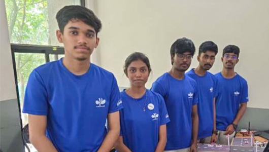 BIT Sathy students won Runner-Up position in Hacksagon 2025 by ABV-IIITM