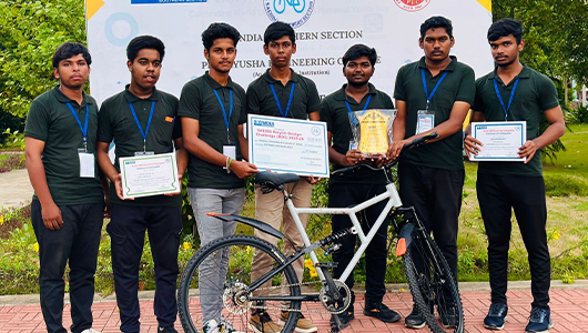 BIT Sathy students won Runner-Up position in Hacksagon 2025 by ABV-IIITM
