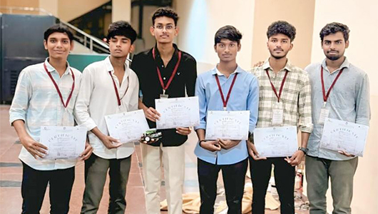 BIT Sathy students won Runner-Up position in Hacksagon 2025 by ABV-IIITM