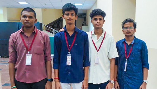 BIT Sathy students won Runner-Up position in Hacksagon 2025 by ABV-IIITM