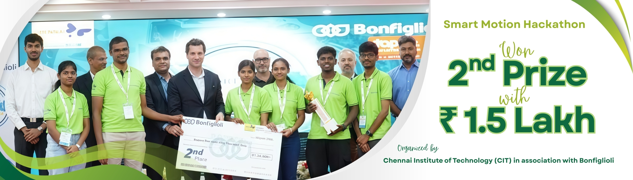  Smart Motion Hackathon 2025 showcasing Bannari Amman Institute of Technology students' innovation and problem-solving skills