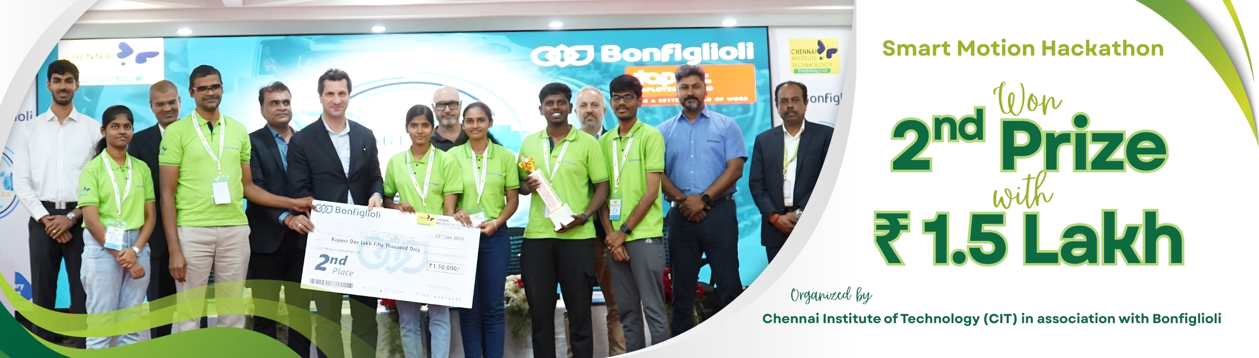  Smart Motion Hackathon 2025 showcasing Bannari Amman Institute of Technology students' innovation and problem-solving skills